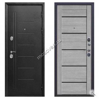 Уличная дверь порошок и МДФ молдинг черный - купить от производителя Мосдвери Уличная дверь порошок и МДФ молдинг черный